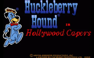 Huckleberry Hound in Hollywood Capers screen shot title